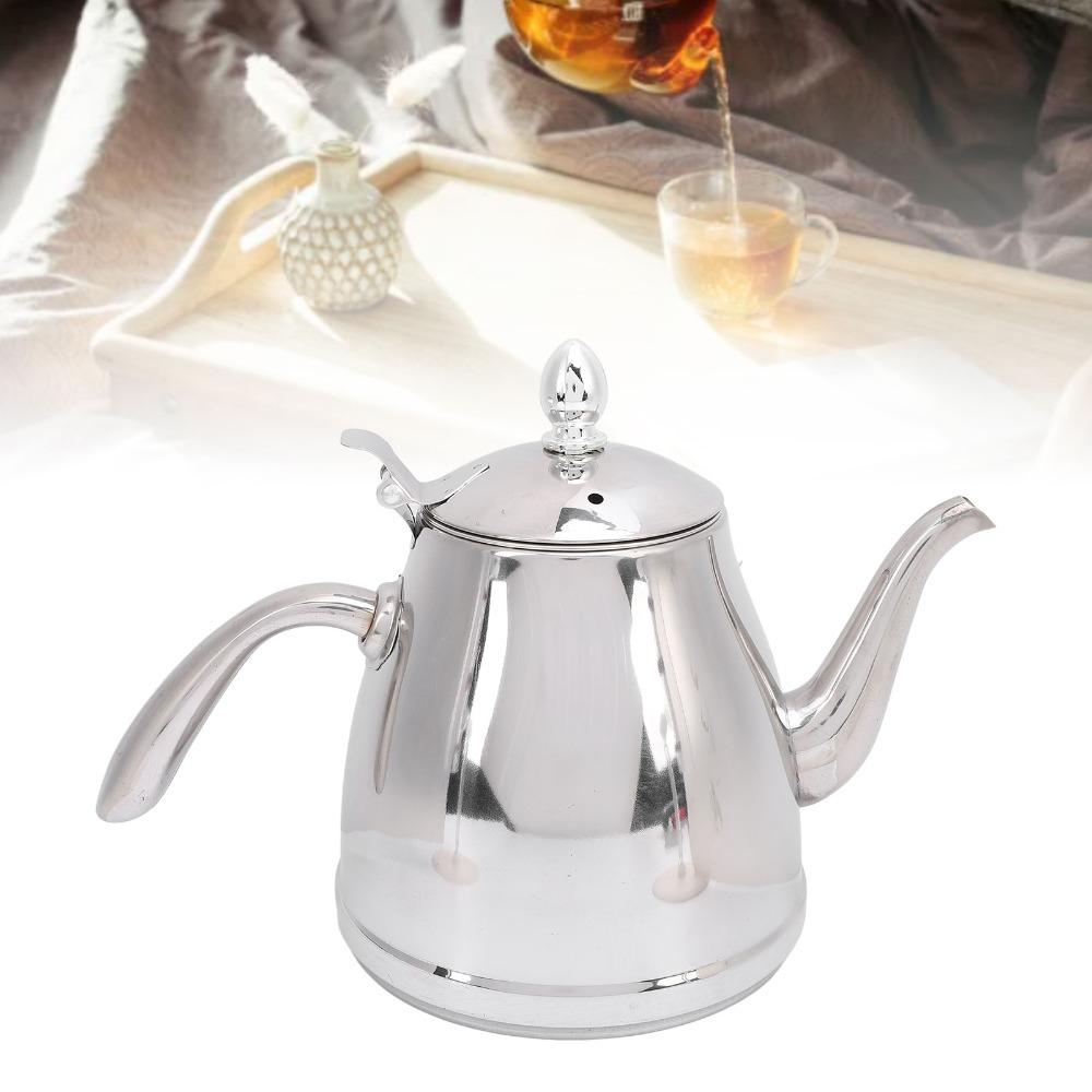 1.5L Capacity Gooseneck Teapot Stainless Steel Stainless Steel Kettle Coffee Brewing