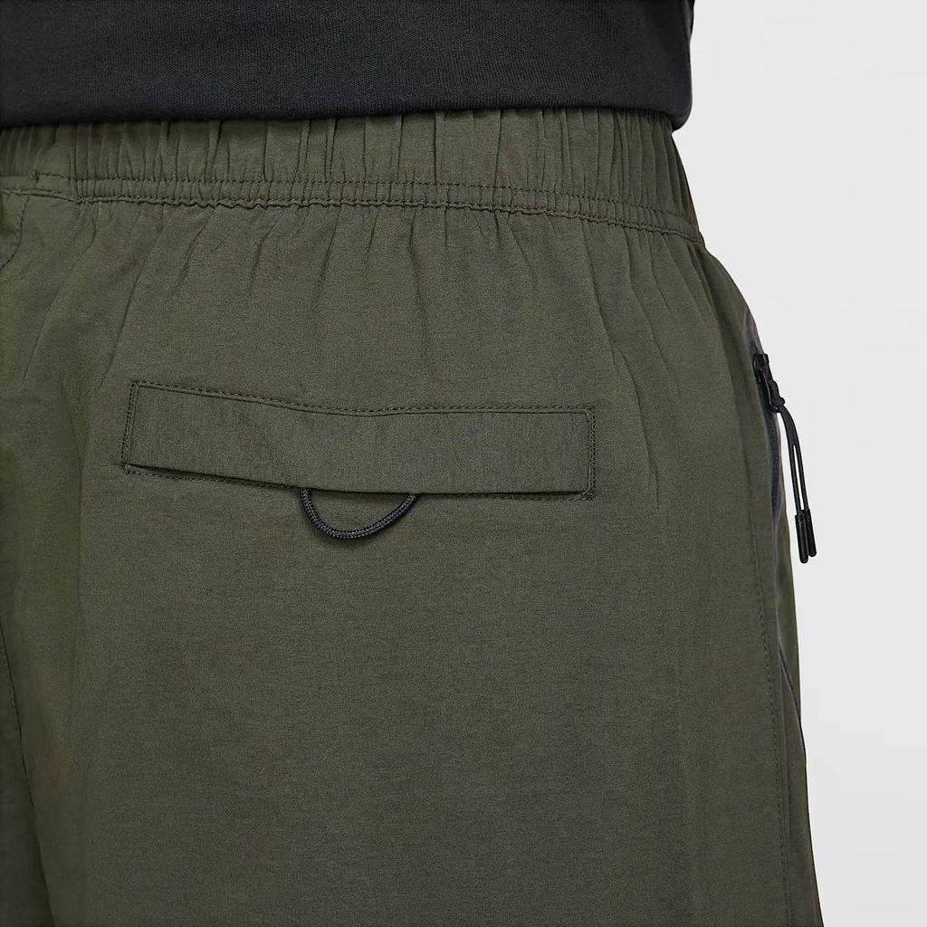 Nike Технологичные однотонные удобные модные универсальные вязаные спортивные брюки мужские низ Redwood Black HM7159356