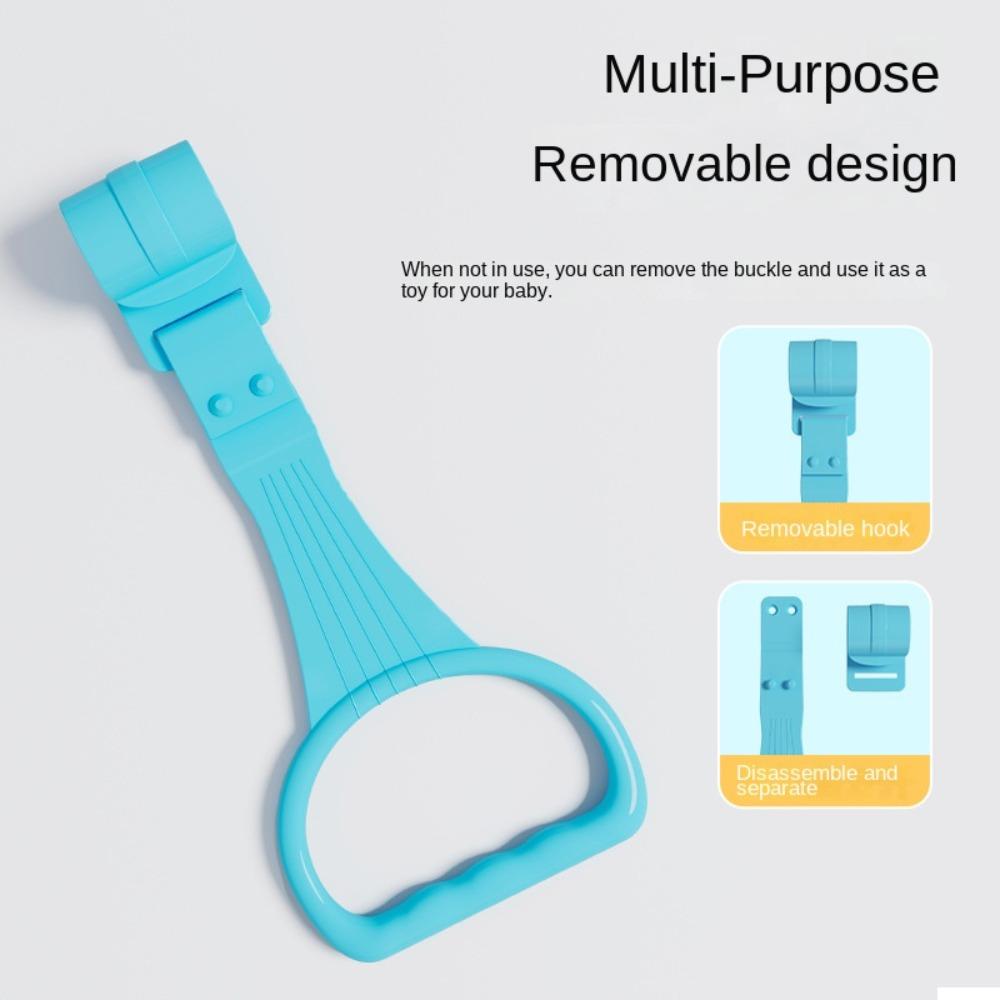 Solid Color Baby Pull Ring Plastic Baby Crib Hooks Cute Pull Ring for Playpen Pendants