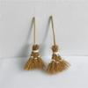 5pcs/Bag Kitchen Garden Witch Straw Brooms Witch Tool Dollhouse Accessories  Halloween