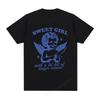 Sweet Girl With Anger Issues T Shirt Funny Angel Lovers Tshirts Men Women  Cotton Casual Oversized Short Sleeve Tee Shirt