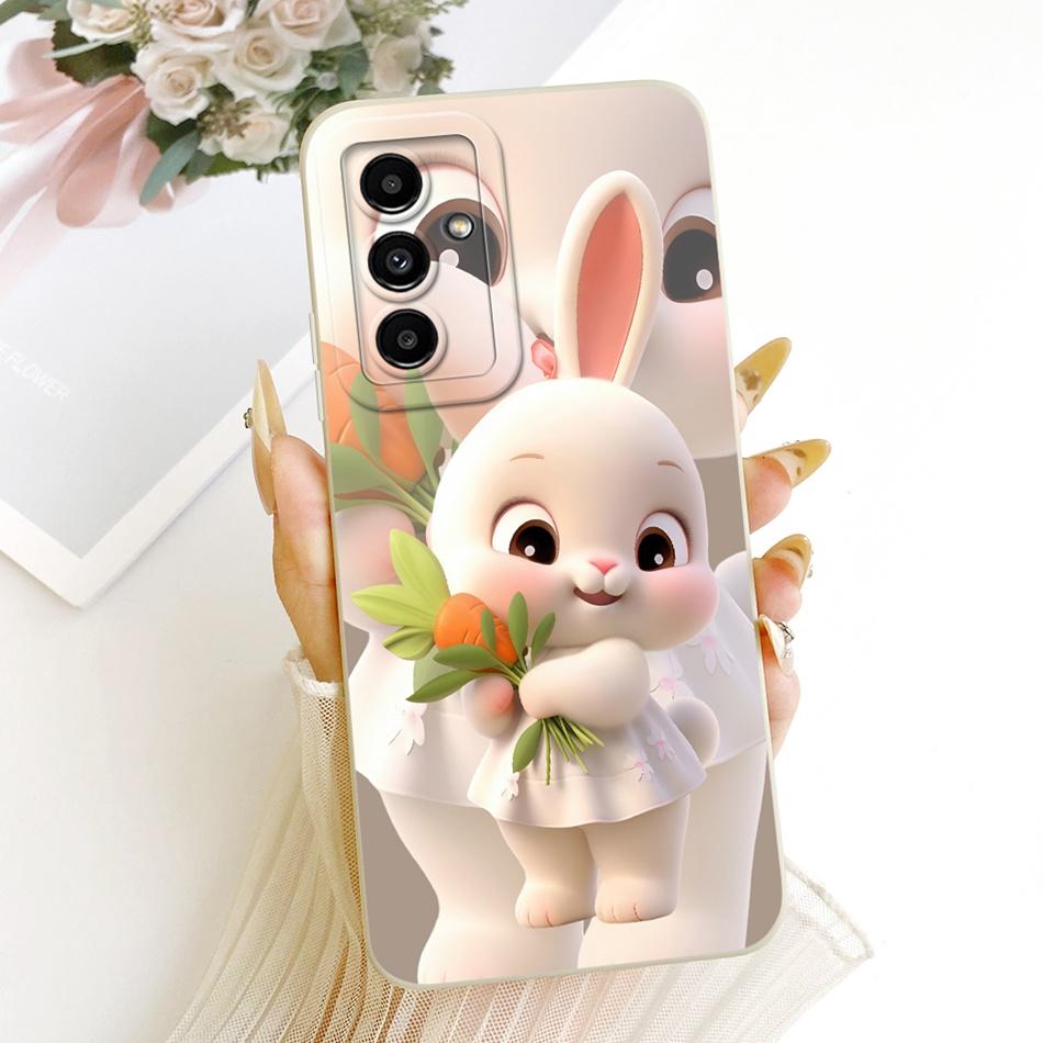 Для Samsung Galaxy A05s A05 Милый Кот Цветок Мультяшный Чехол для Телефона Для Samsung A05 A 05 05S A05S Ударопрочный Мягкий Силиконовый Чехол