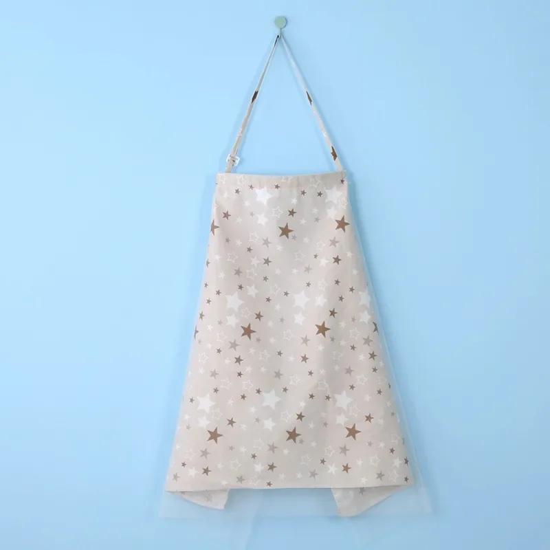 Breathable Cotton Baby Nursing Cover - Outdoor & Daily Breastfeeding Cape Soft Breast Feeding Cloth & Nursing Clothes for Moms