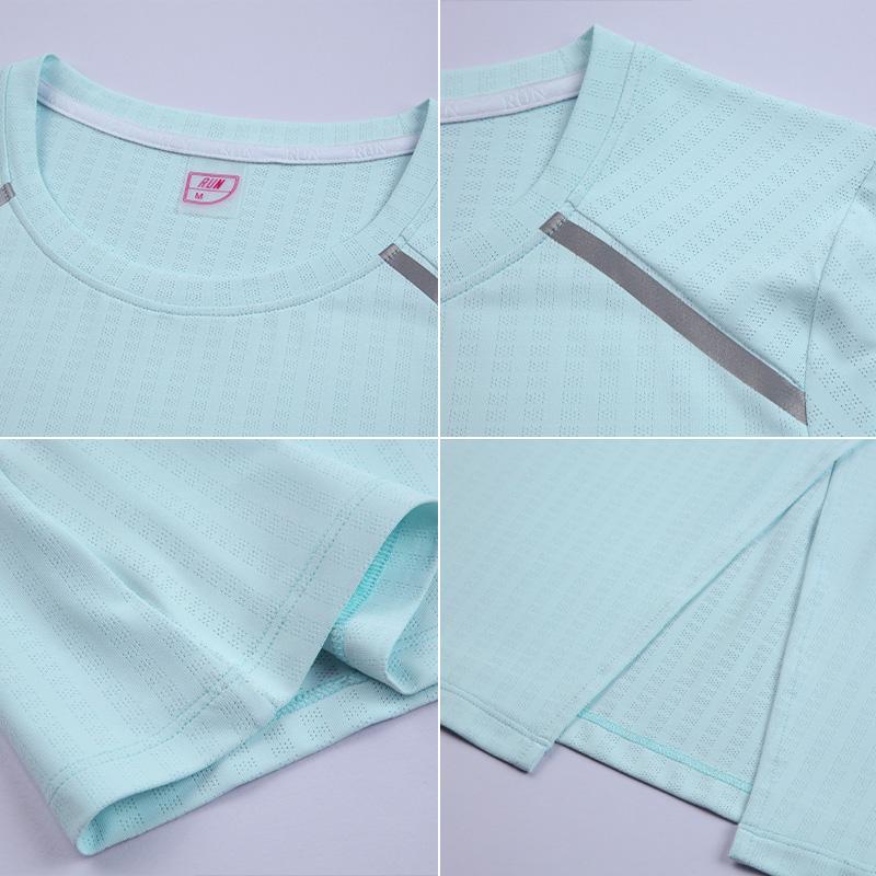 Женская футболка для бега в спортзале, марафон, бег, короткие рукава, женские спортивные рубашки для активного отдыха, толстовка для фитнеса, йога, футболка Dry Fit