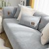 Modern Winter Sofa Cushion Lamb Wool Sofa Towels Thick Plush Soft Warm Sofa Covers Living Room Home Decor Anti-slip Couch Cover Sliptowel