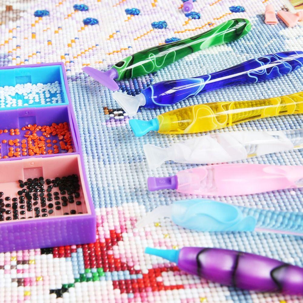 Replace Pen Head Cross Stitch Resin Pen Point Drill Pens Resin Diamond Painting Pen Plastic Heads