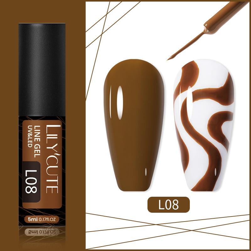 Полный набор эластичного клея-кисточки, флуоресцентный клей-крючок для нейл-арта, окрашенный клей для маникюра своими руками, фототерапевтический лак для ногтей