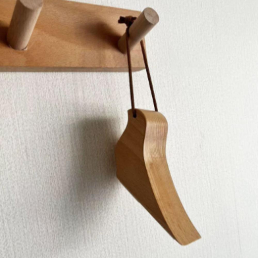 Door Wedge Wooden Bird Door Stopper Floor Stop Wall Protector Funny Door Suction Home