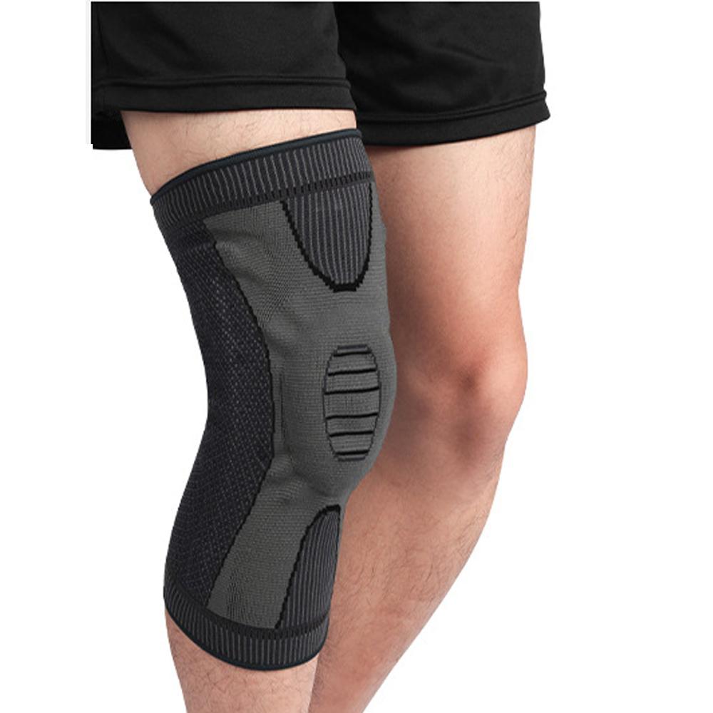 Однокомпонентный компрессионный наколенник Женский Мужской Наколенник с поддержкой надколенника Наколенник для бегунов Баскетбола Активный Разрыв мениска Скольжение