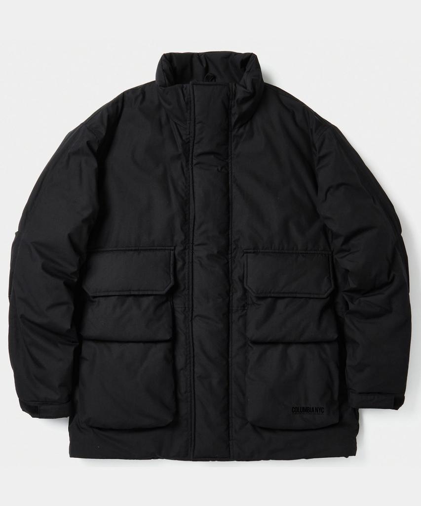 Columbia University B/S Four Pocket Utility Puffer Black