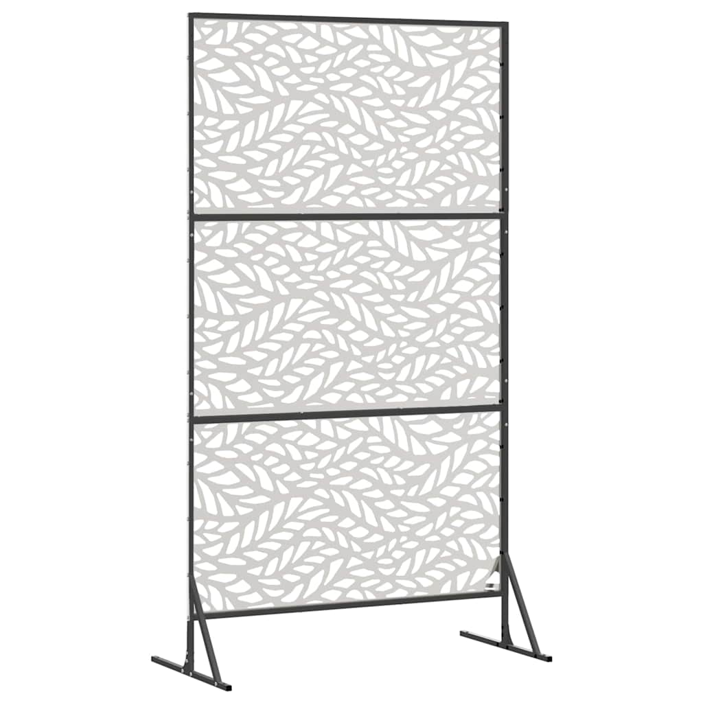 Privacy Screen Gray 100 x 50 x 180 cm Steel