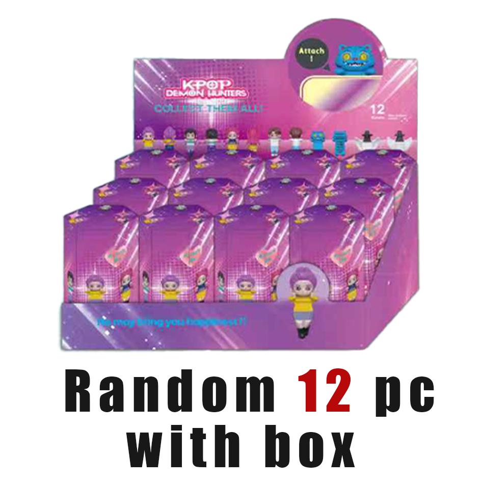 K поп Охотники на демонов Серия Слепая коробка Аниме Фигурки Украшения Куклы Поклонники Дети Подарок на день рождения Случайная Слепая коробка