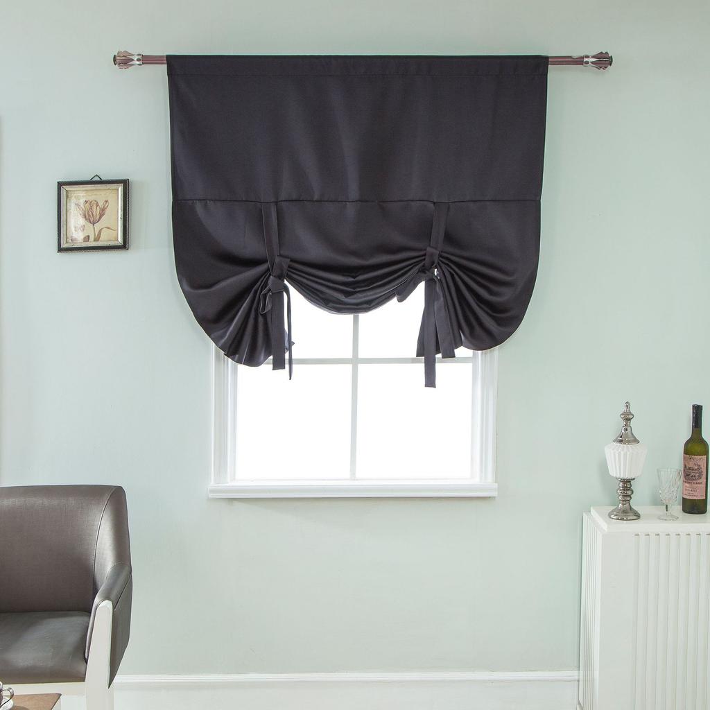 Затемняющие шторы для окон кухни/гостиной/ванной комнаты, защита конфиденциальности, карнизы для украшения, фестончатые шторы для окон