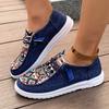 Fashion Spring and Autumn Fashion New Women Round Toe Walking Shoes Color Matching Casual Comfortable Shallow Mouth Thick Sole Sneaker