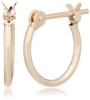 10K Yellow Gold Hoop Earrings X Stellar.J (1mm 10mm) PG_0382J_-01