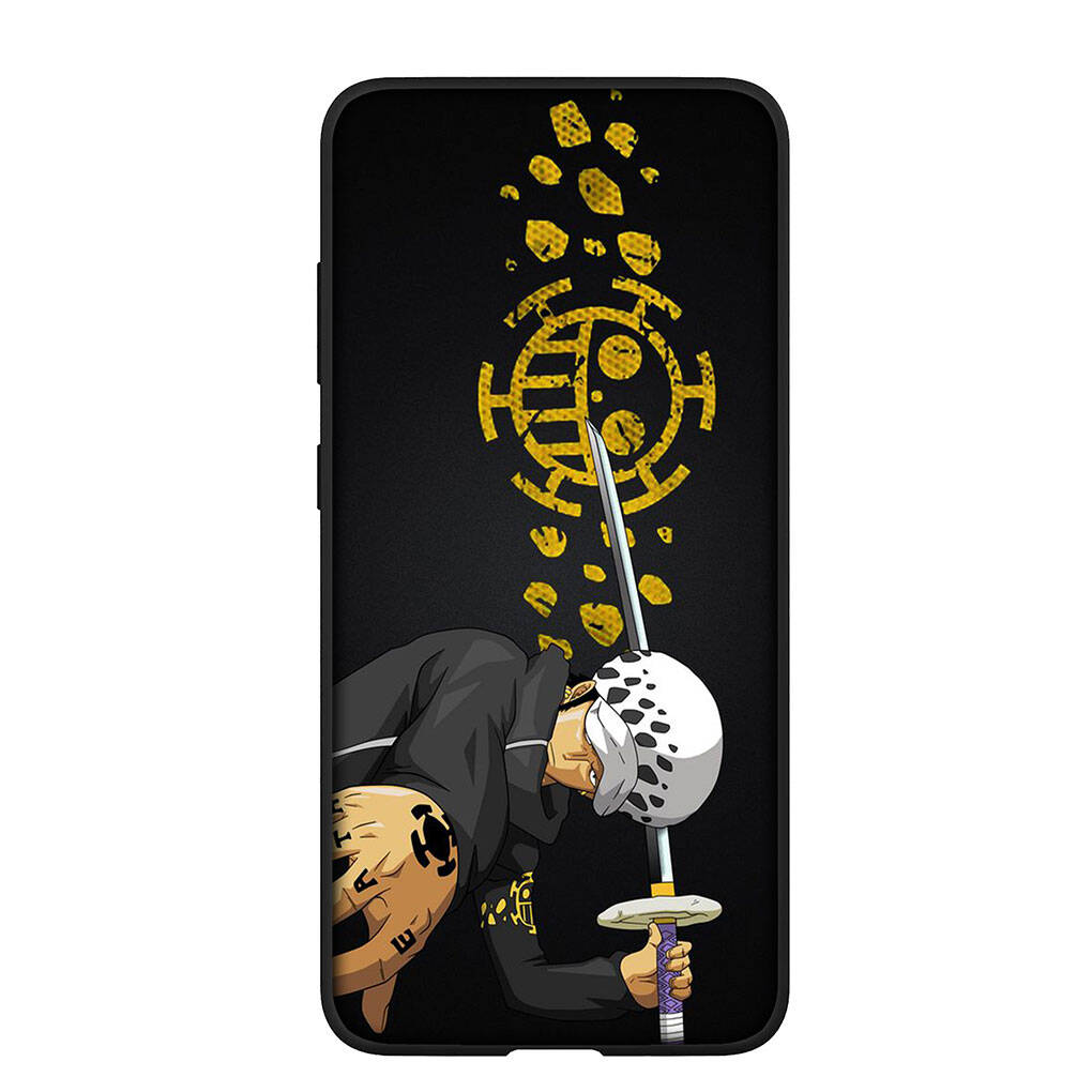 Чехол для телефона для iPhone 17 15 16 Plus Redmi Note 14 12 11 13 Pro Max Huawei P30 P20 Lite Y9 OPPO A60 A40 A80 A18 A16 One Piece Trafalgar Law Luffy