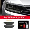 2pcs TPU Sticker Car Headlight Protective Film Headlamp Transparent Black Car Accessories For Volkswagen VW Passat B8 2015-2025