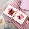 A7 Notebook Agenda Planner Glitter Journals Photo Collect Book Square Loose Leaf Binder Notebook
