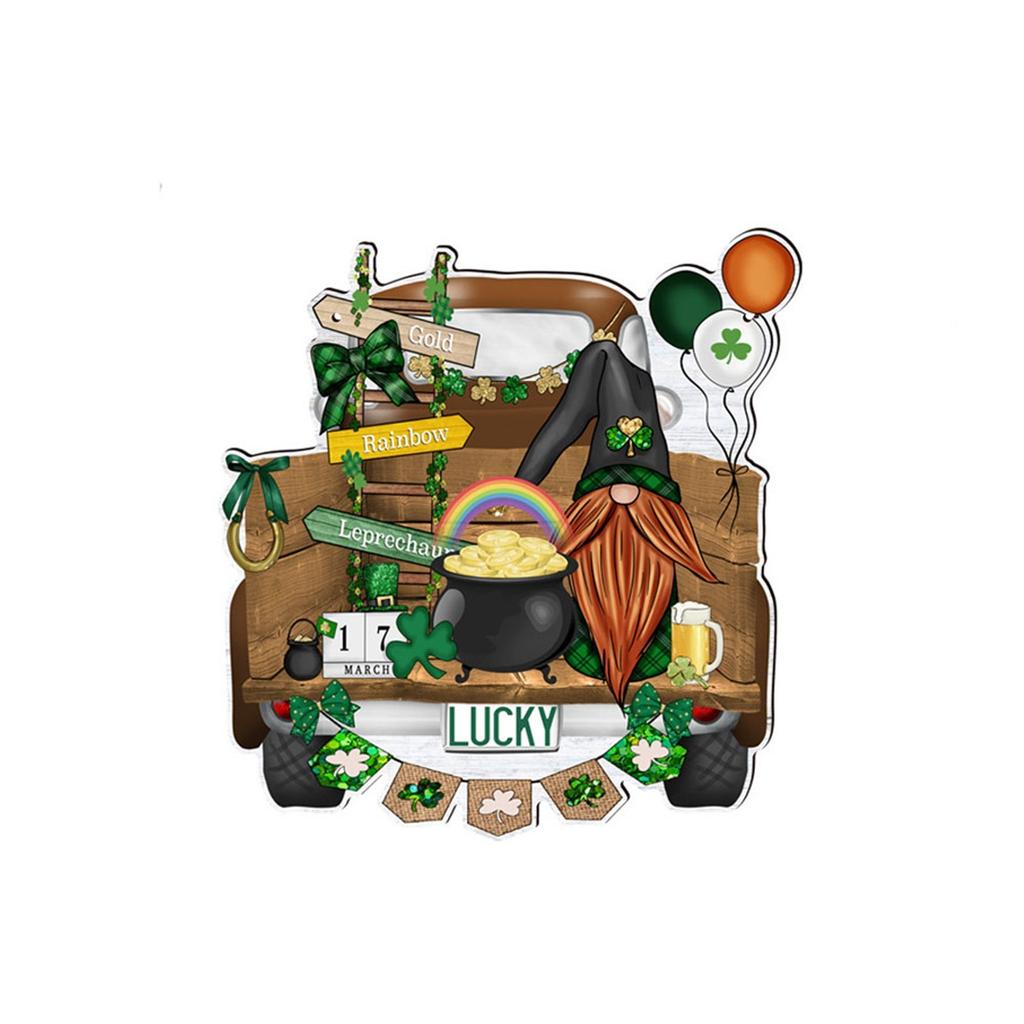 Деревянная удача, креативный подвесной реквизит, декор для Дня Святого Патрика, вечеринки, фестиваля, домашний декор
