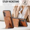 For Samsung Galaxy A34 5G Case Kickstand Shockproof Leather+TPU Phone Cover