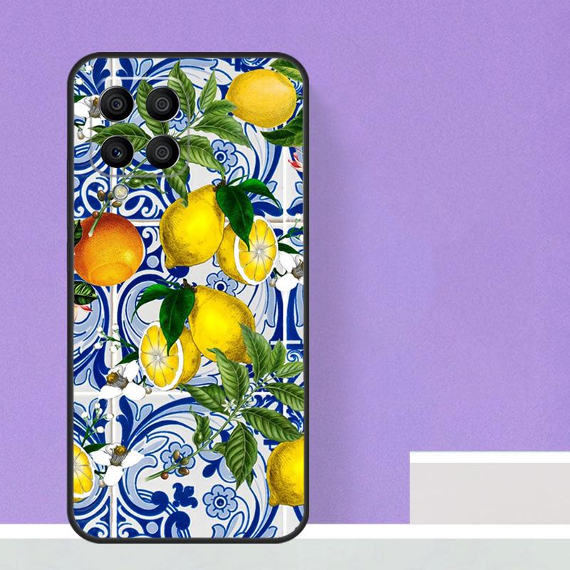 Mediterranean Lemon For Samsung Galaxy M21 M51 M12 M32 M52 M13 M23 M33 M53 M34 M54 M30s M31s M15 M55 M20 Case