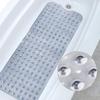 PVC Bathroom Anti-Slip Mat with Suction Cups, 100x40 Cm, for Bathtubs