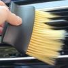 Clean The Dust Inside The Car with A Soft Bristled Brush, Wash The Car Tools, and Clean The Dirt with A Brush On The Air Outlet