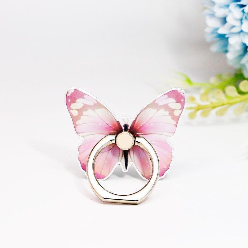 1pc Luxury Universal Beautiful Butterfly Mobile Phone Handle Holder Suitable Mobile Phone Ring Holder Mobile Phone Holder 5