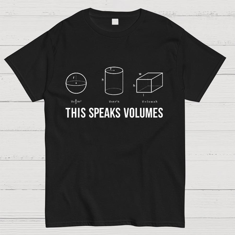 This Speaks Volumes Geeky T-Shirt