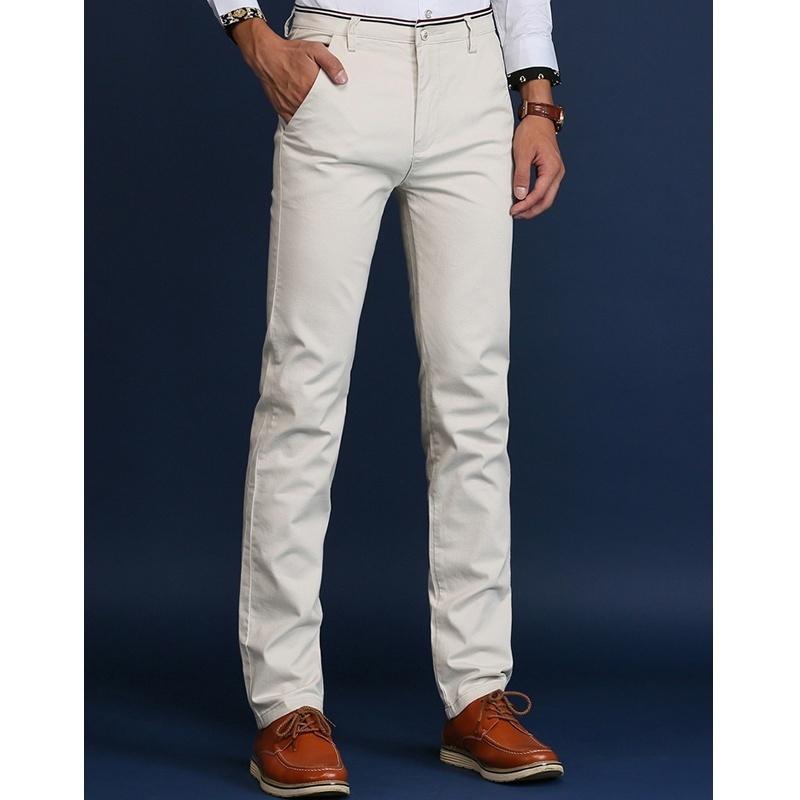 28-38 мужские повседневные брюки модные брюки однотонные прямые брюки деловой костюм брюки