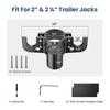 High Hardness Trailer Towing Organizer, 7 Way Plug Heavy Duty Chain Wire Harness Holder, Anti-Rust Design