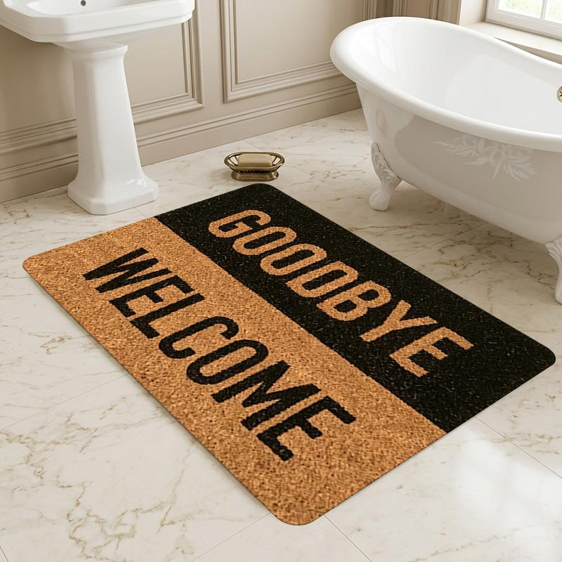 Welcome Goodbye Living Room Nonslip Area Rug Soft Carpet For Bedroom Game Playroom Sofa Office Home Decor Doormat Christmas Gift C9261379
