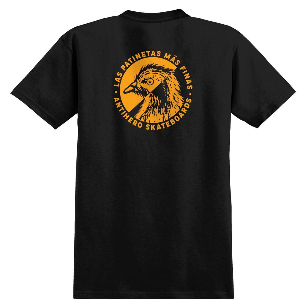 Anti Hero Skateboards Shirt Refrescos Black/Yellow