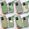 Aesthetic Sage Green Case For POCO F5 X5 X3 Pro X4 F4 GT F3 M5s C40 Cover For Xiaomi 13 12 Lite 11T 12T Pro 12X