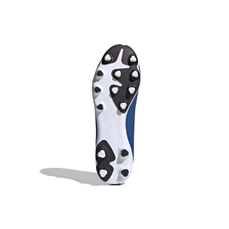 Adidas X 19.3 Круглый носок Шнуровка Композитный материал MG Мужские Футбольные Бутсы Синий Белый EG1493