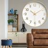 [12 дюймов 30 см] Модные бесшумные нетикающие настенные часы, креативные трехмерные цифровые настенные часы для гостиной и спальни