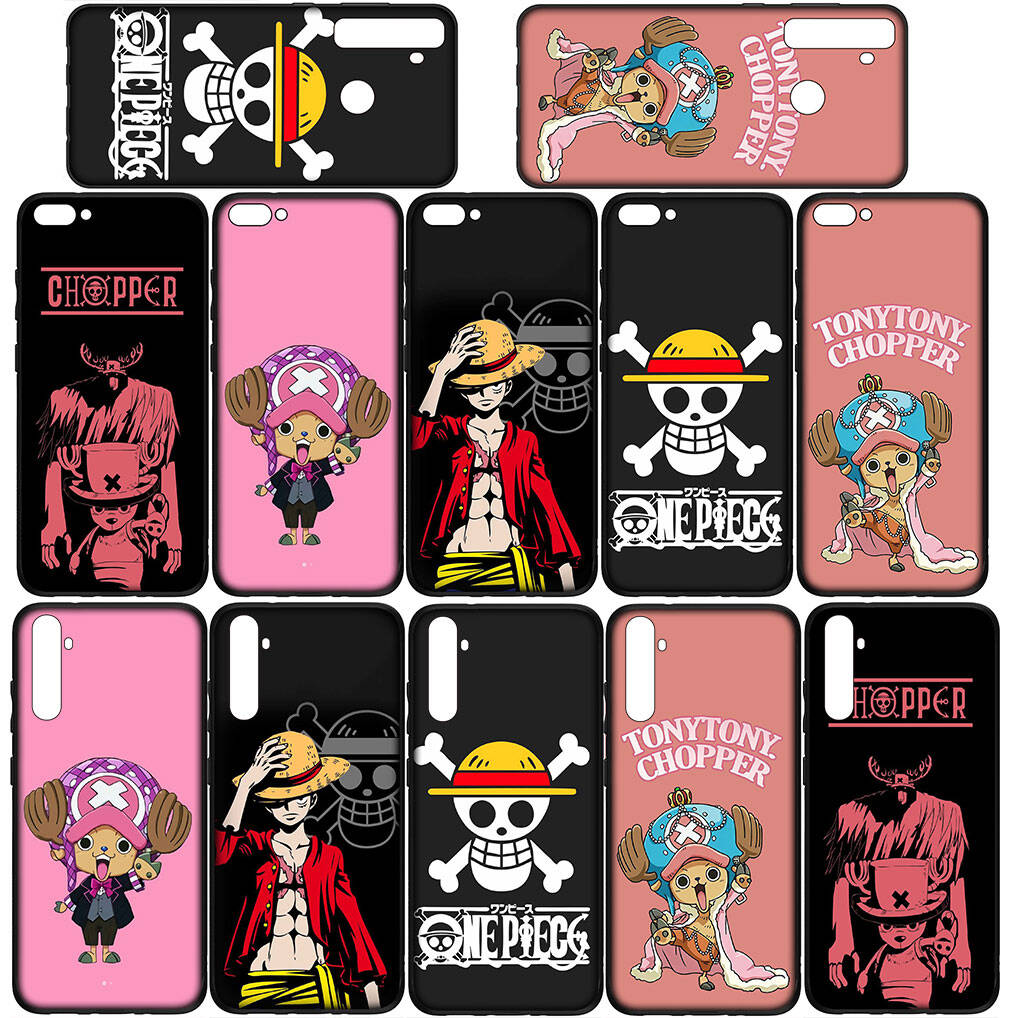 Для Samsung Galaxy S25 S24 S23 S22 Ultra FE Plus A37 A57 A56 A55 A06 A16 A15 A36 A26 A35 A05 A25 A54 A34 Чехол для телефона Аниме One Piece Луффи Тони Тони Чоппер