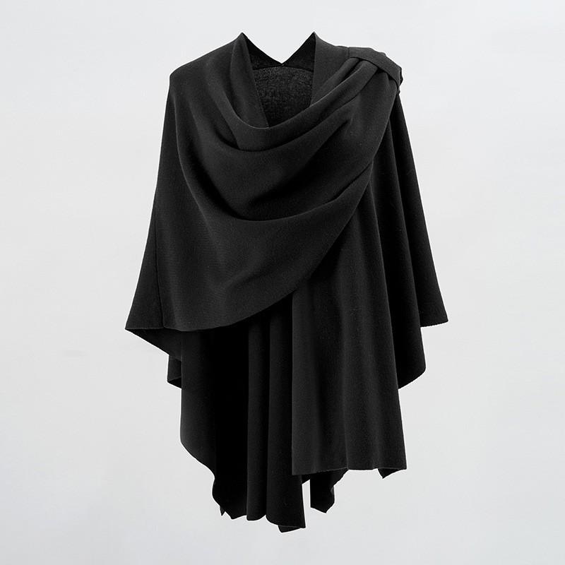 Lightweight Solid Color Knitted Scarf Shawl Wrap Fall Unisex Soft Warm Fashion Accessory
