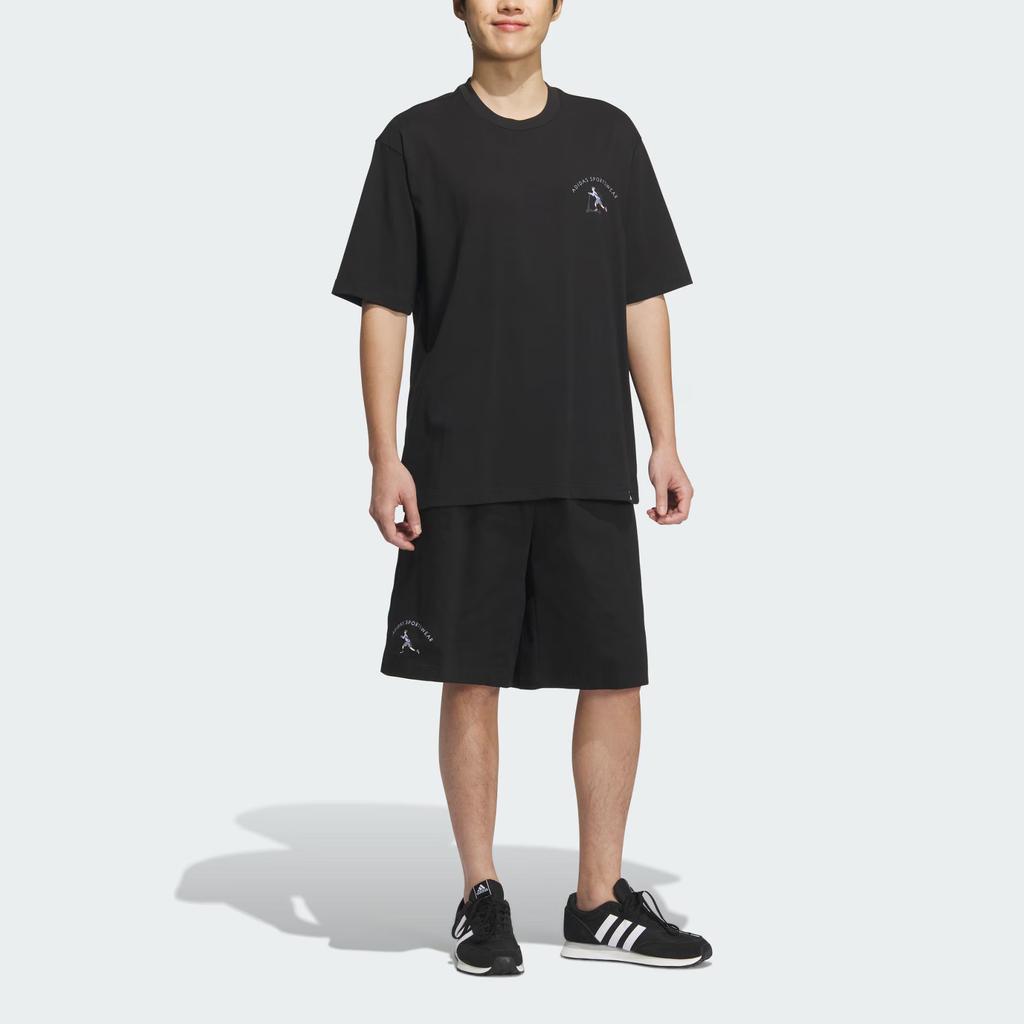 adidas Спортивная футболка мужская черная JL6058
