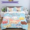 3pcs Kpop Team2 Cover Set - Personalized Name, HD Printed Bedding with 1 Cover and 2 Pillowcases - Perfect for Home Decor, Easy Care