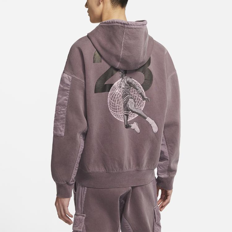 Jordan Мужская толстовка с капюшоном 23 Engineered Fleece Pullover Hoodie Taupe Haze CV2768-255