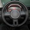 Чехол на руль автомобиля Кожаный Для Volkswagen Golf 6 Mk6 Polo Sagitar Bora Santana Jetta MK5 Салон автомобиля Стайлинг автомобиля