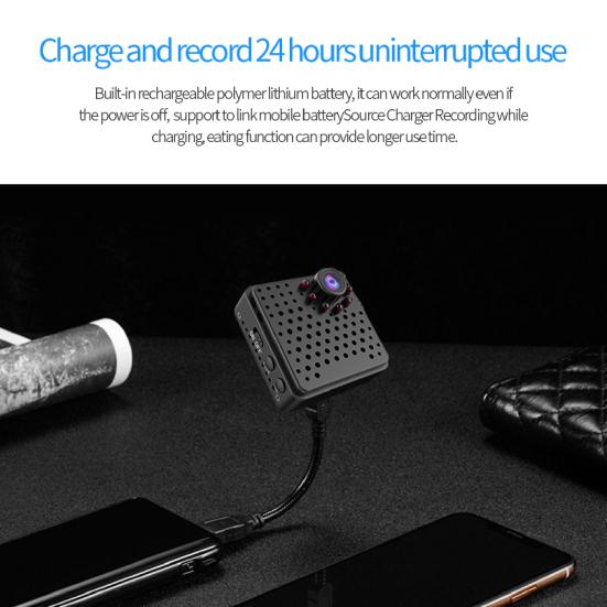 W18 Mini Camera High Clarity Aerial Photography 1080P Night Vision WIFI Long Standby Spy Camera Camcorder for Home