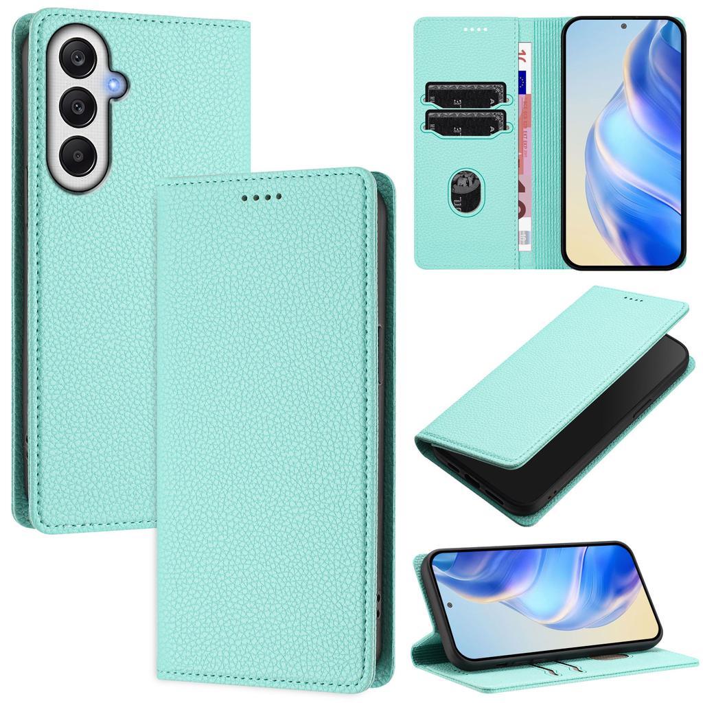 For Samsung Galaxy A36 5G Wallet Case RFID Blocking Litchi Texture Leather Mobile Cover