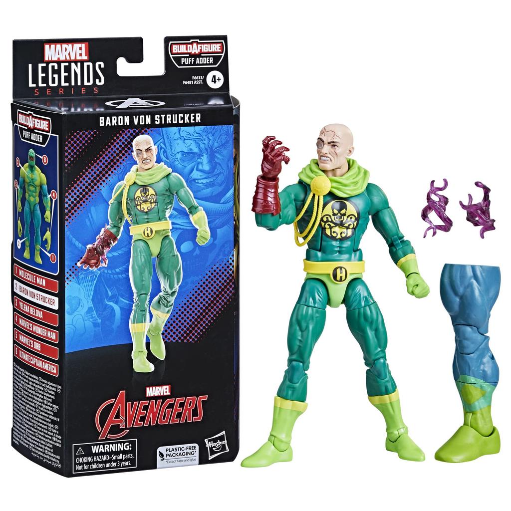 Hasbro MARVEL Marvel Legends Baron Von Strucker Marvel Classic Comics 6 Inch Size Action Figure F6613 Genuine Product Series (15 Cm)