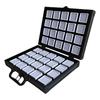 Medium Size Aluminum Alloy Gemstones Organizers With Soft Sponge Cushion Designs for Home or Exhibition Display Use