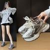 2025 Spring New Korean Version Breathable Dad Shoes Women Ins Student Casual Shoes Platform Running Shoes Women ZL812