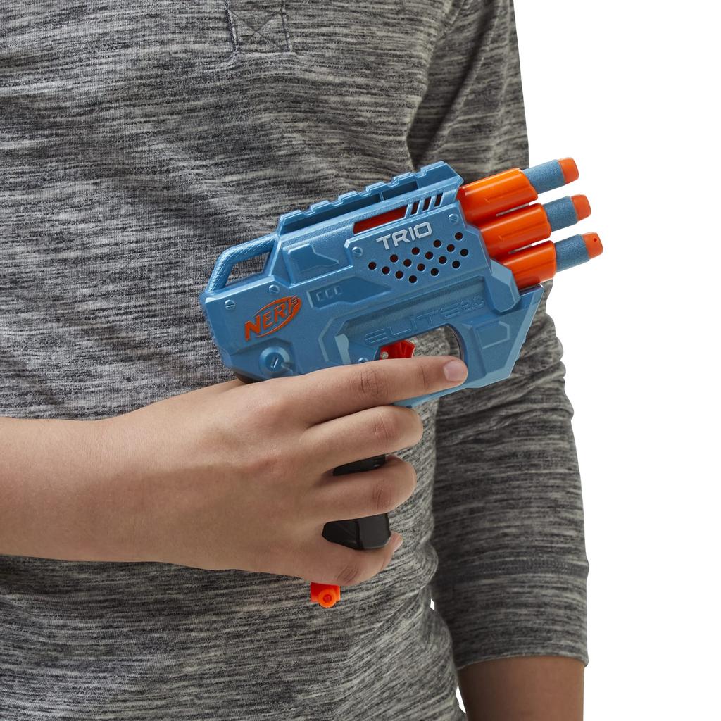 Hasbro Nerf Elite Trio Аутентичный E9954 Включает 6 официальных стрел и тактическую планку 2.0 TD-3