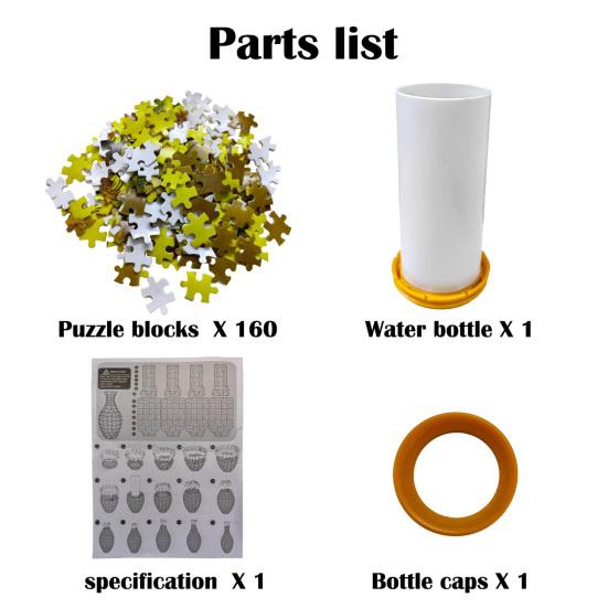 3D пазл ваза своими руками цветок замок морская волна лодка принт