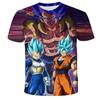 Футболка Dragon Ball для детей, футболки, аниме-фигурки, футболка Son Goku Super Saiyan, футболки для мальчиков, детская одежда, летняя одежда с коротким рукавом